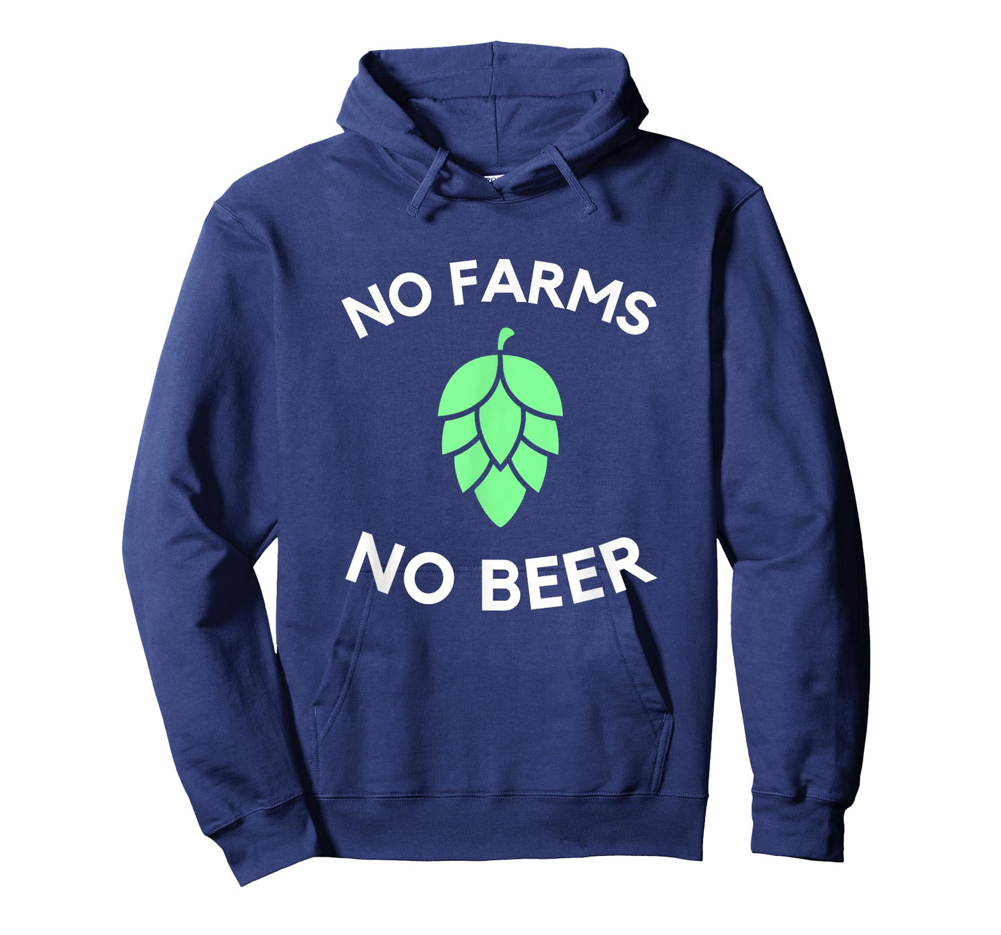 Craft Beer Hop Farmer T-Shirt | No Farms No Beer Tee