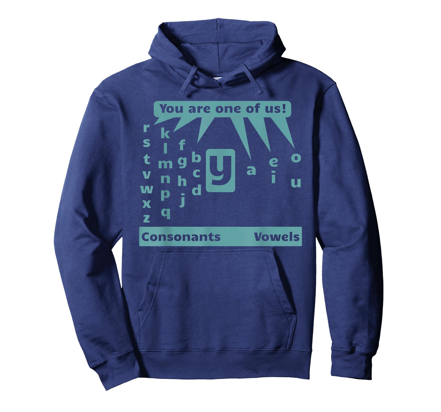 Vowels and consonants English language T-Shirt