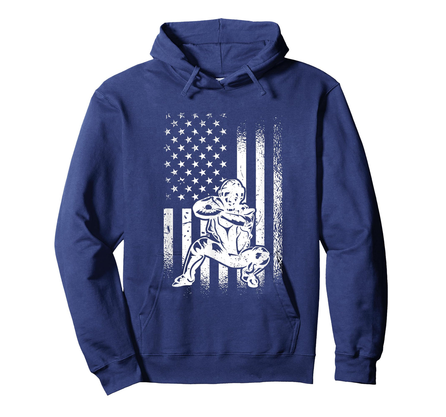 American Baseball Catcher, US Flag Catcher T-Shirt