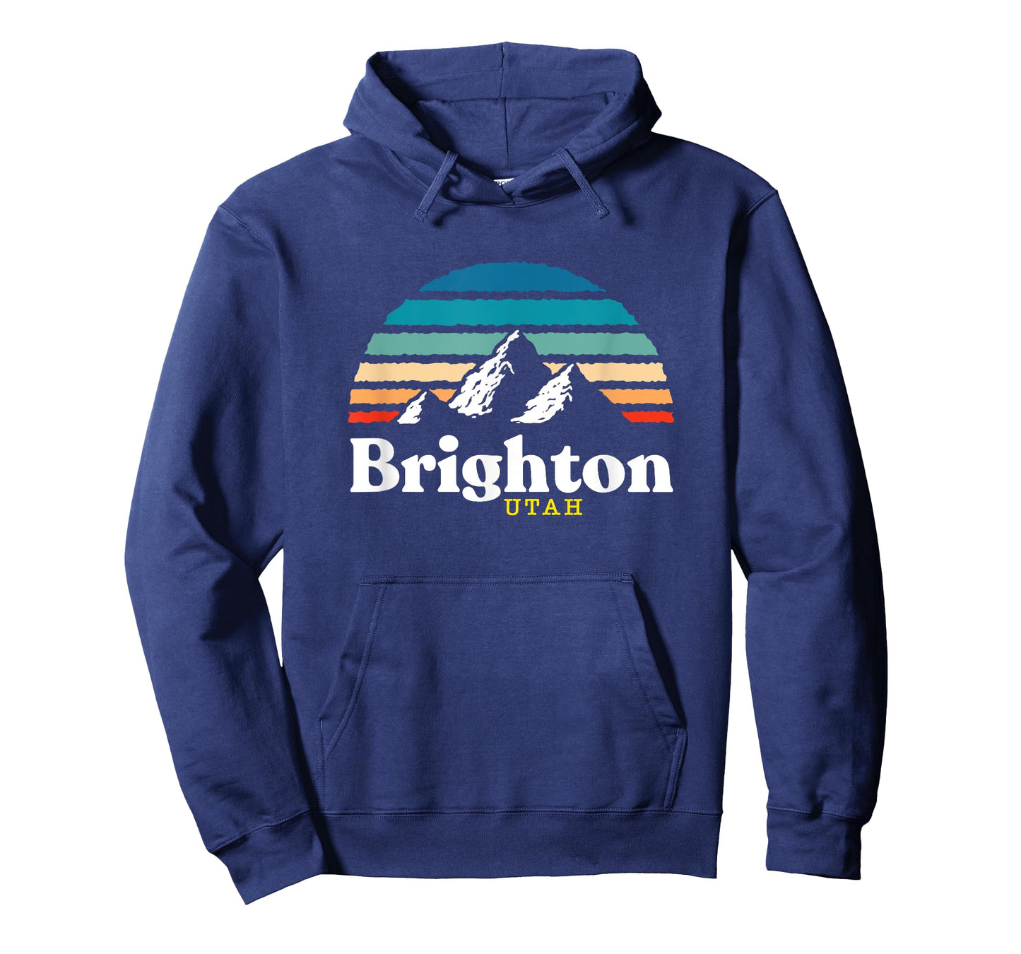 Brighton, Utah - USA Ski Resort 1980s Retro T-Shirt