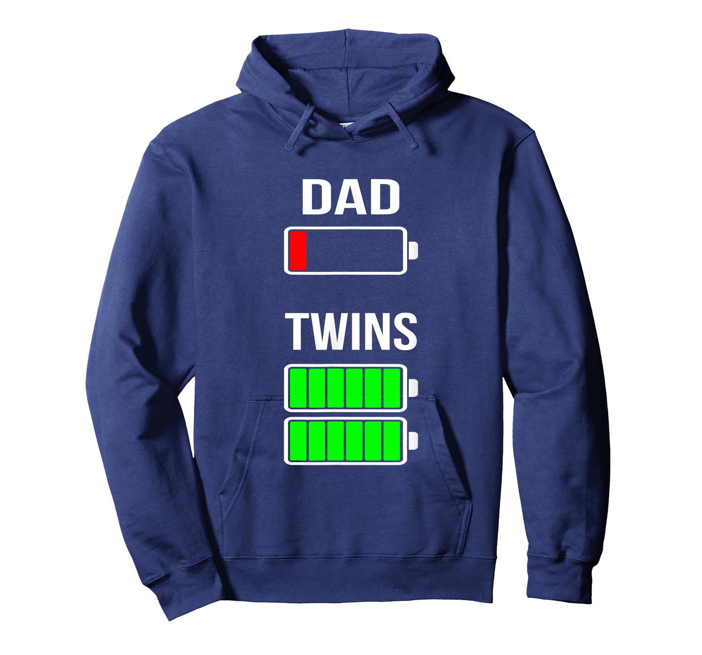 Tired Dad Low battery Twins Full Charge funny gift T Shirt T-Shirt