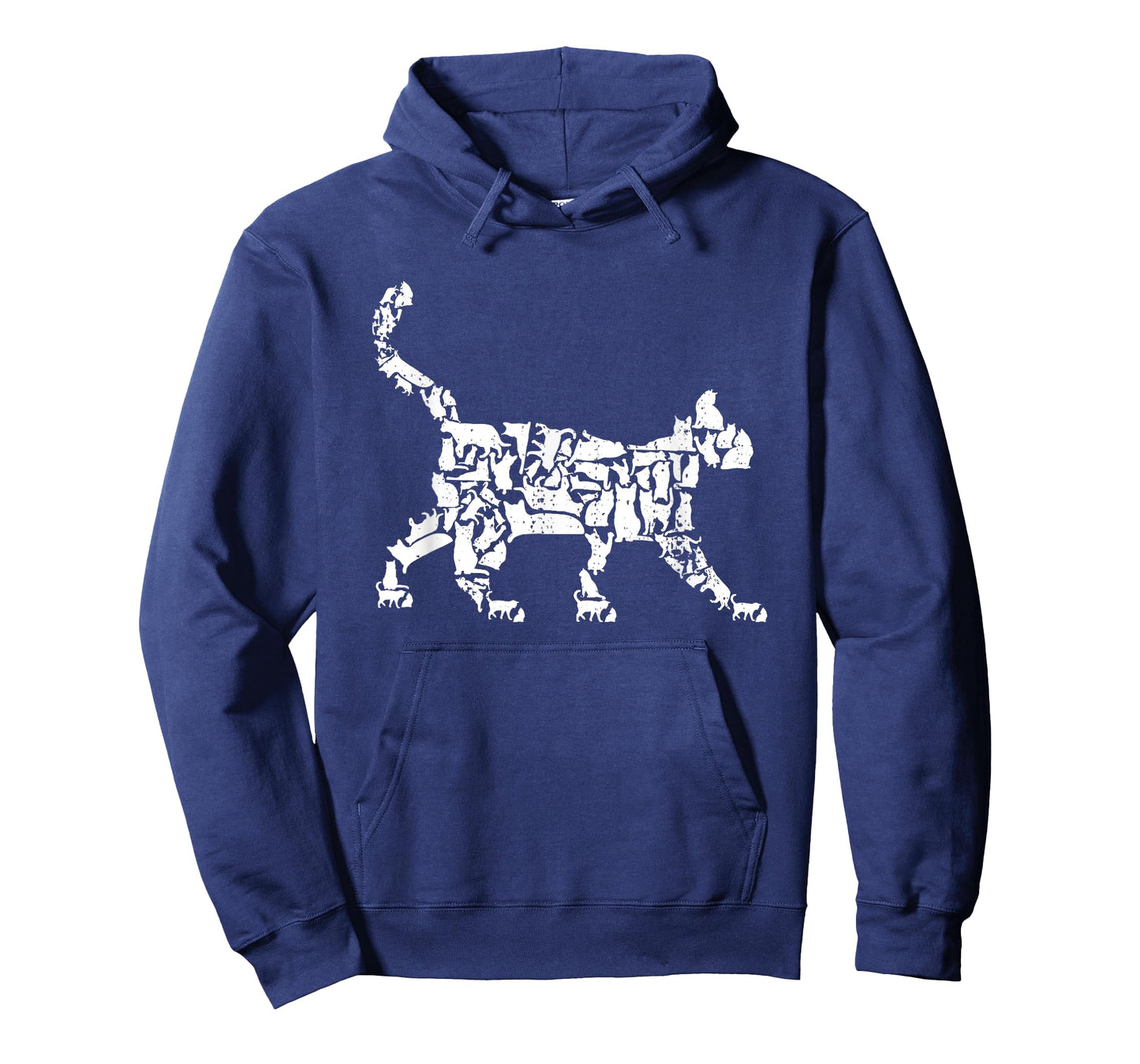 Cat Silhouettes Mosaic Domestic Cat T-Shirt