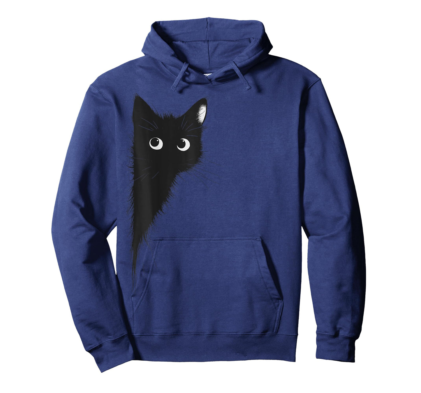 Cute Peeking Black Cat for Cat enthusiast T-Shirt