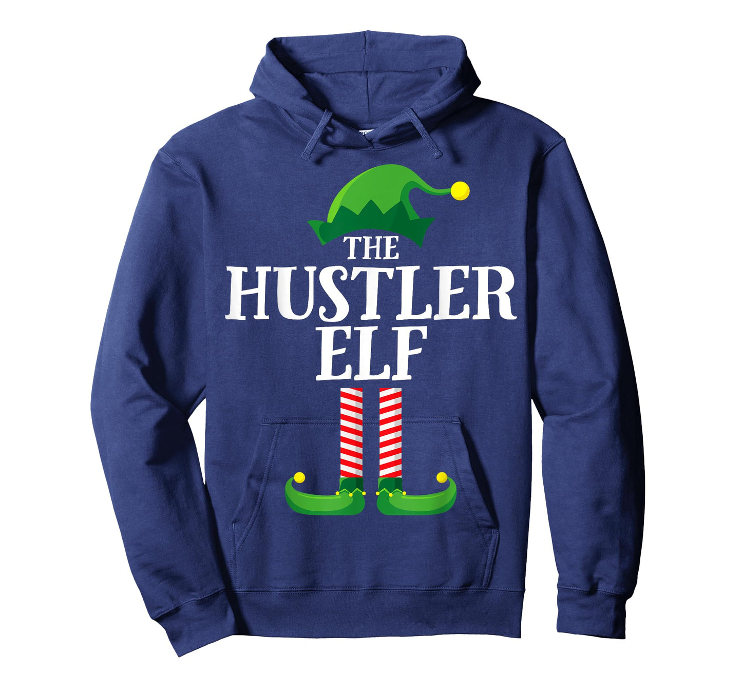 Hustler Elf Matching Family Group Christmas Party Pyjamas T-Shirt