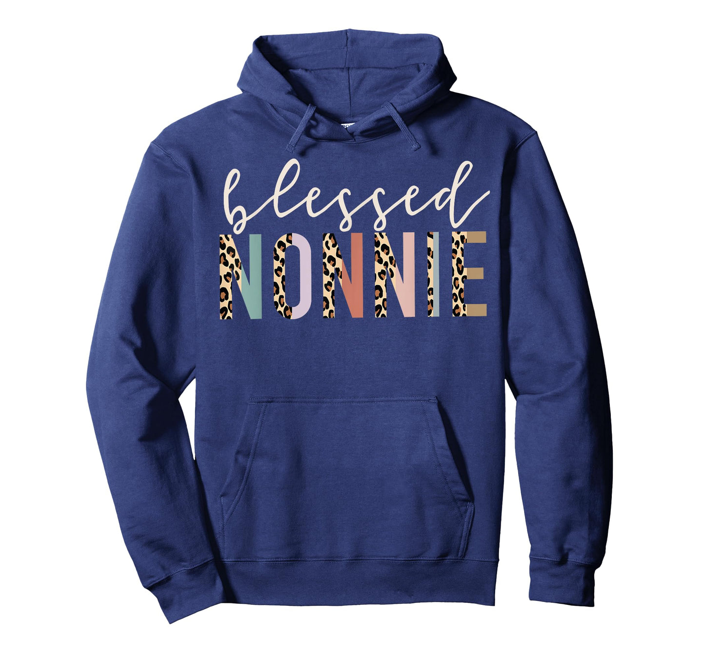 Blessed Nonnie Cute Leopard Print T-Shirt