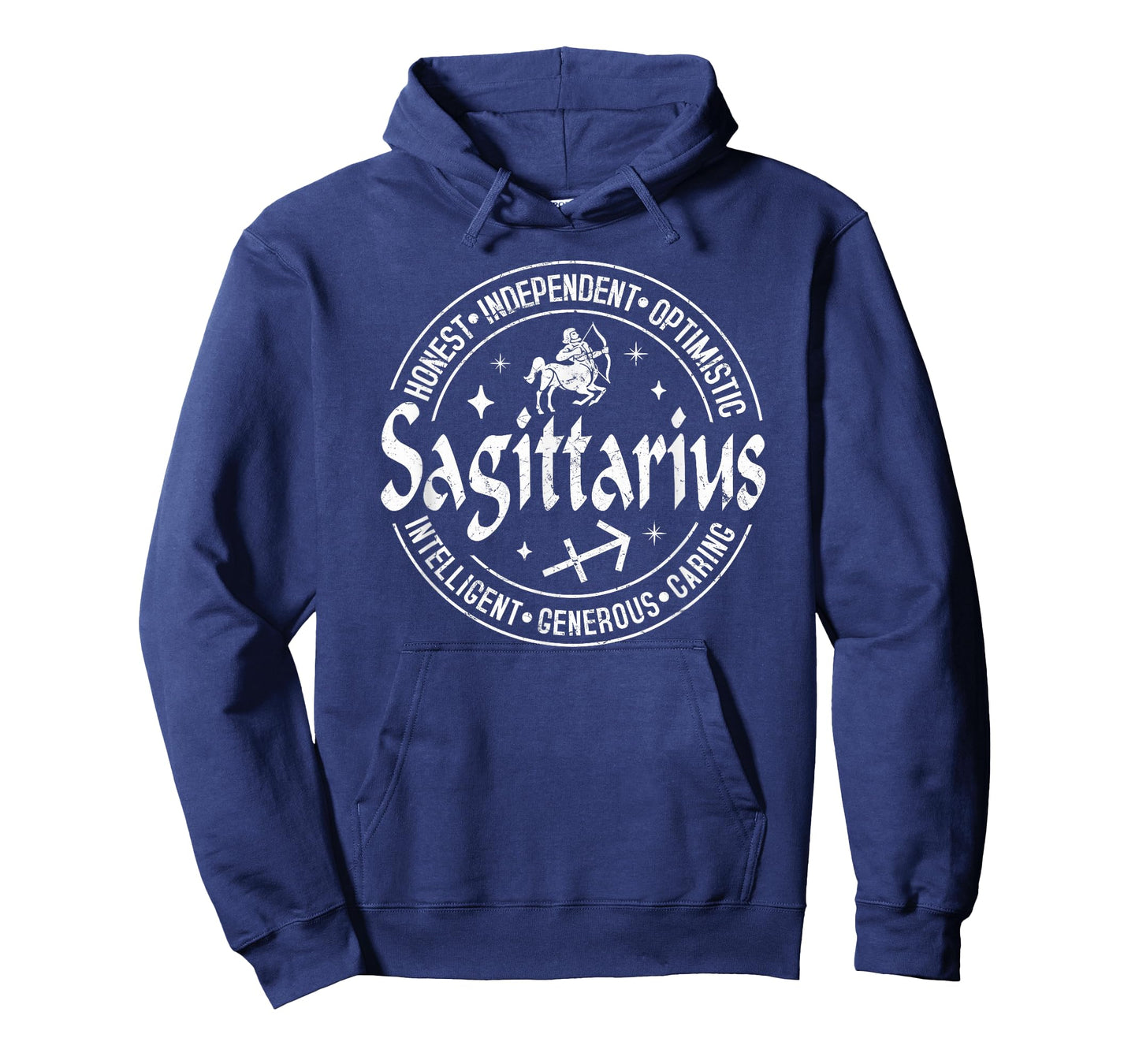 Sagittarius Virtues Vintage Style Zodiac Design, Sagittarius T-Shirt