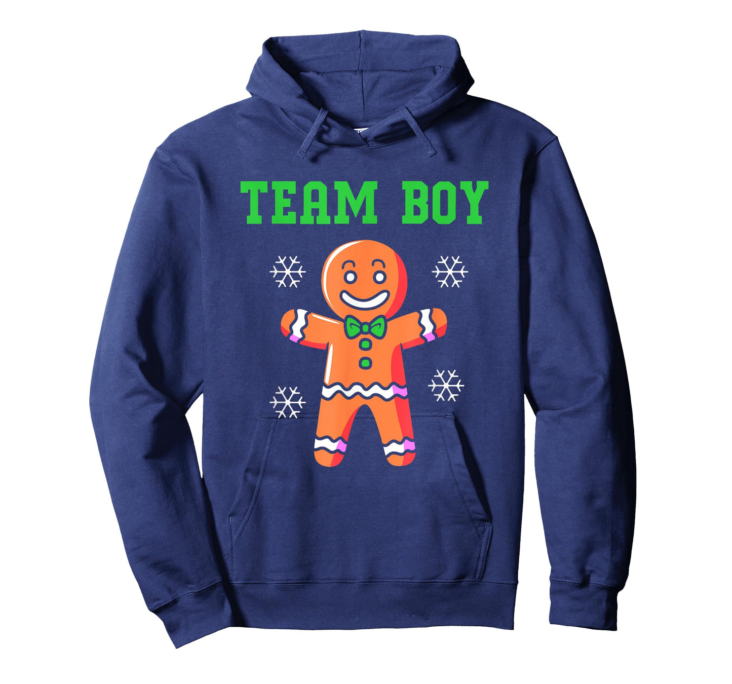 Christmas Gingerbread Man Team Boy Gender Reveal T-Shirt