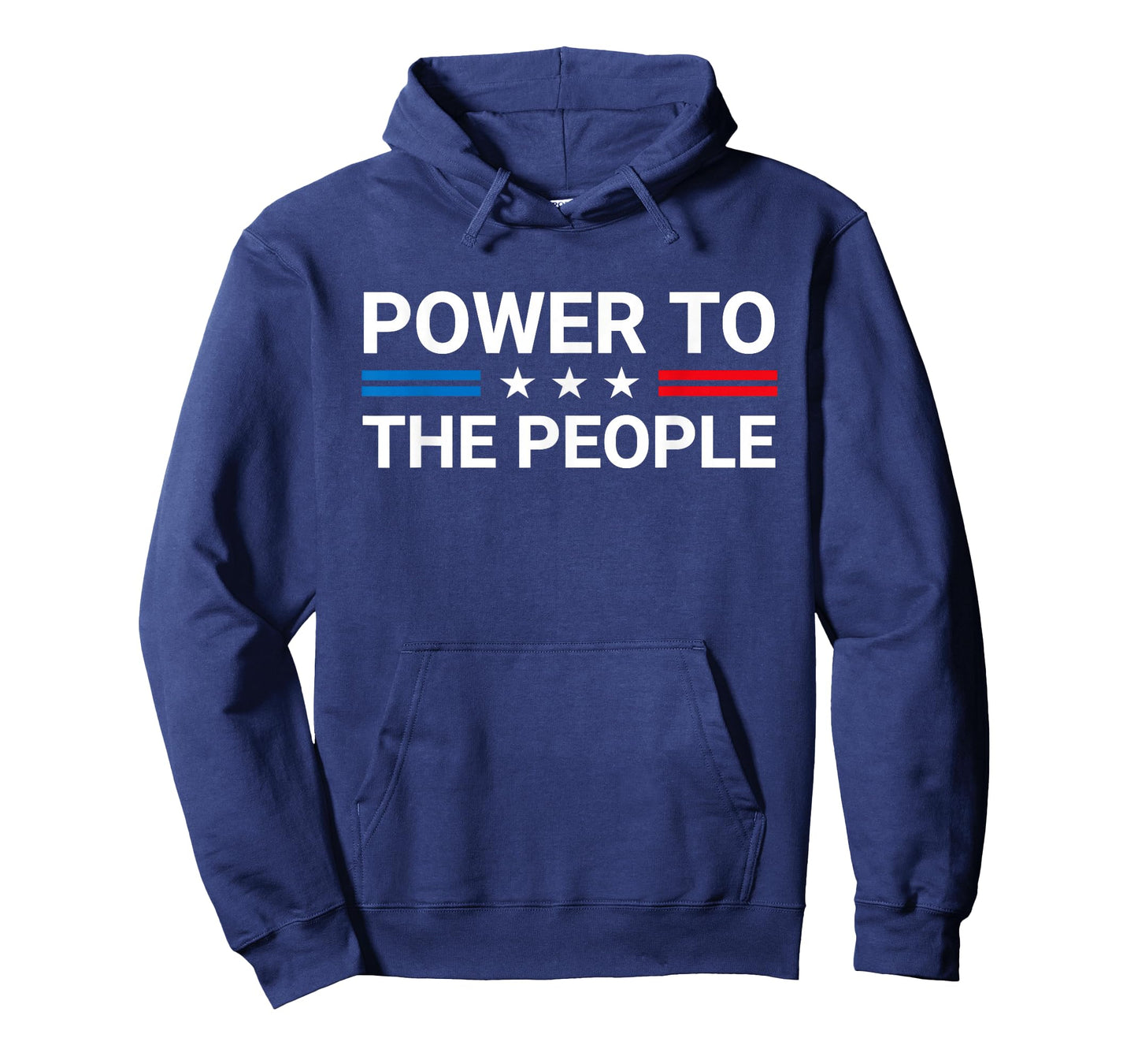 Power To The People Patriotic American Flag T-Shirt