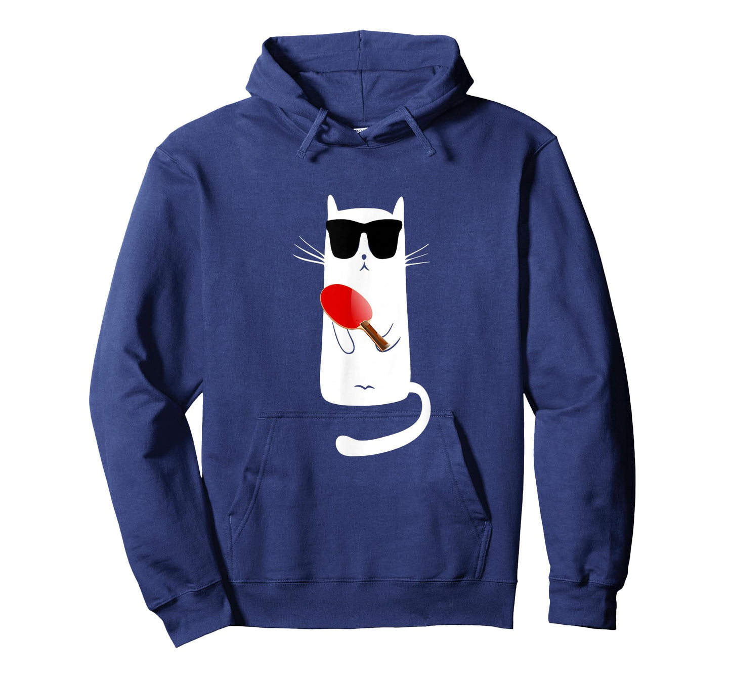 Funny Cat Wearing Sunglasses Playing Ping Pong T-Shirt
