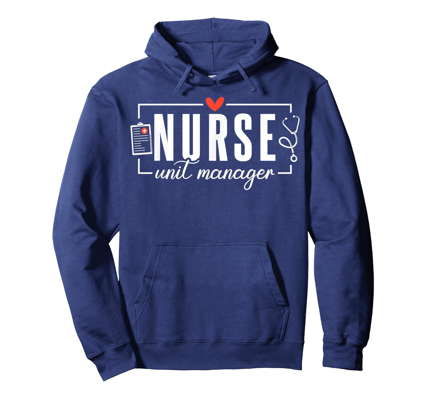 Cute Nurse Unit Manager Heart Stethoscope T-Shirt