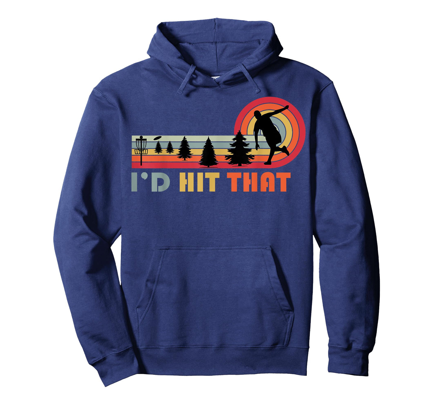 Disc Golf I'd Hit That Frisbee Funny Golfer Retro Men Dad T-Shirt