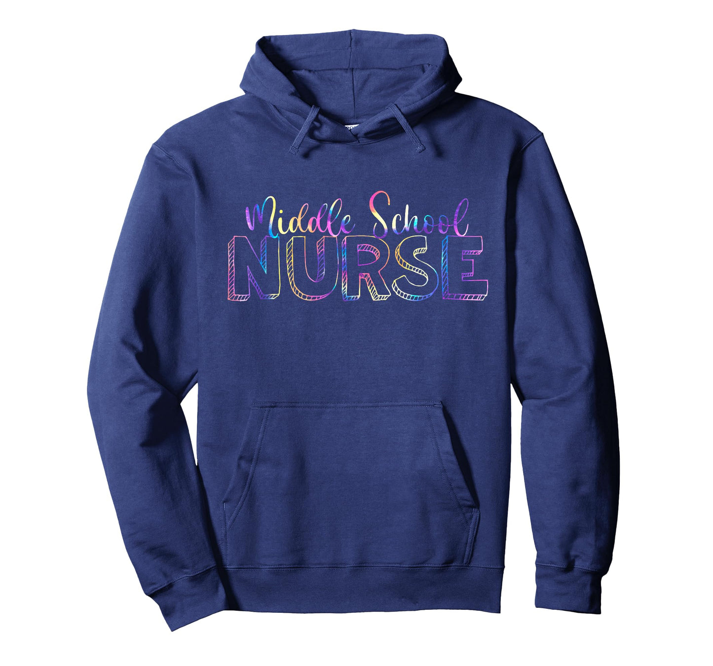 Cute Tie Dye Middle School Nurse RN Back To School Nursing T-Shirt