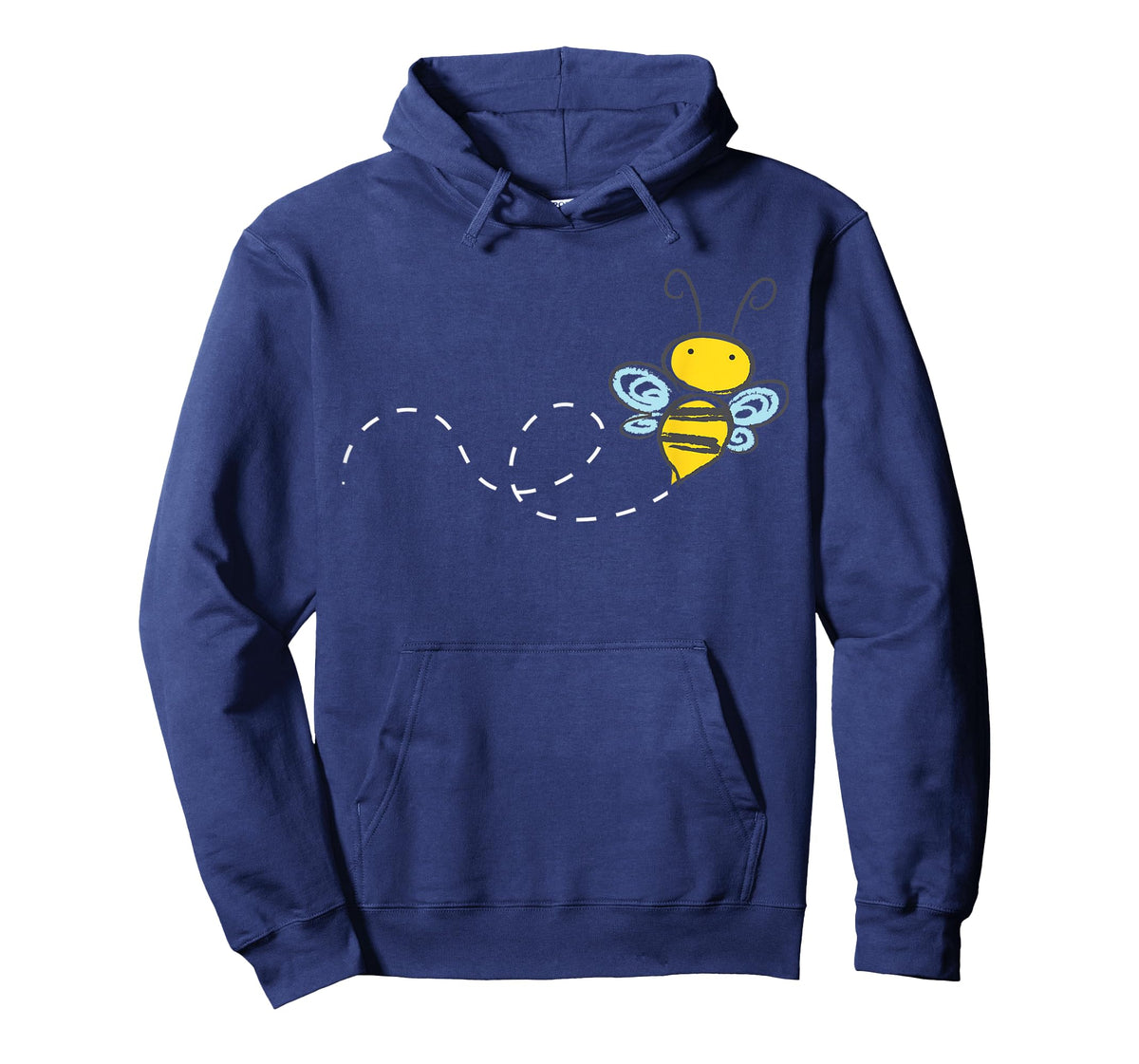 Bee Cartoon Bumble Honey Buzz Sketch Yellow T-Shirt