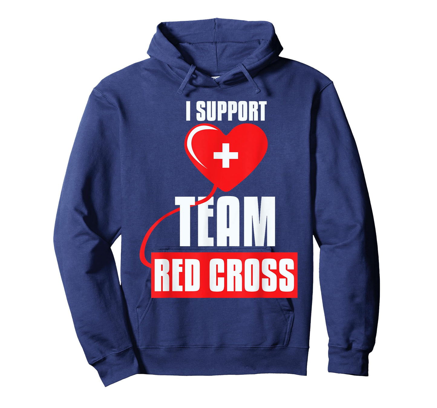 Cool I Support Team Red Cross Caring Red Cross Activists T-Shirt