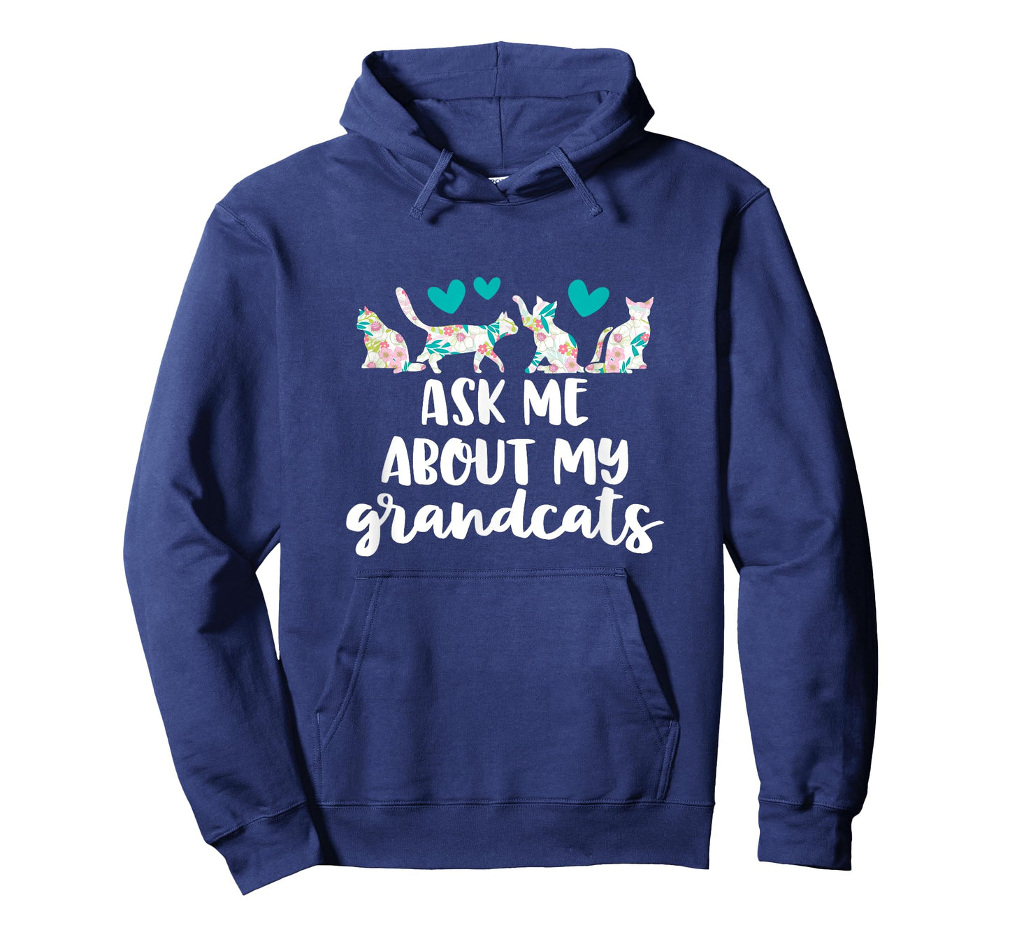 Ask Me About My Grandcats Funny Grandparent Cat Mom Gift T-Shirt