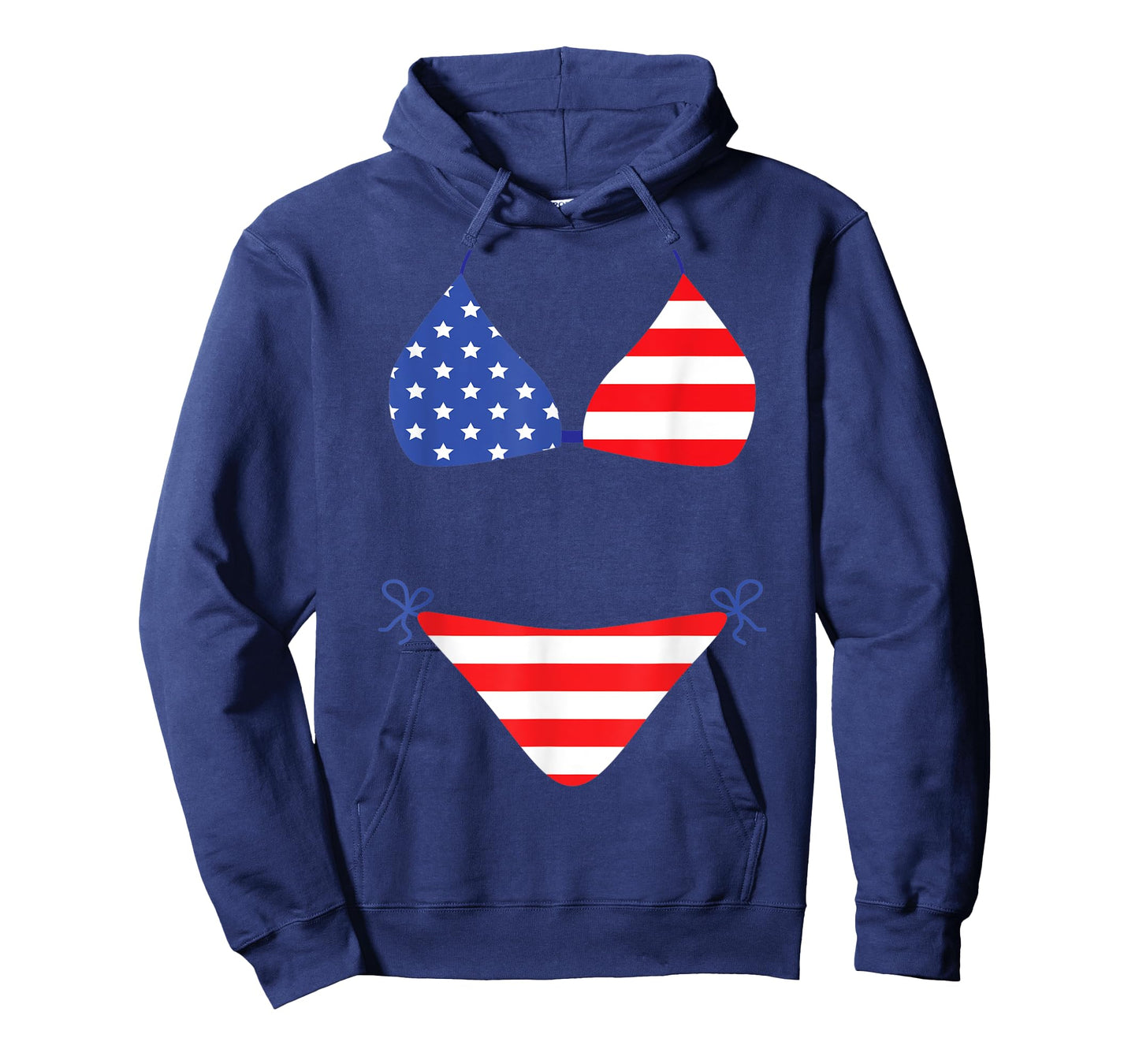Bikini Funny Cover Up Swimsuit 4th of July American Flag Gag T-Shirt