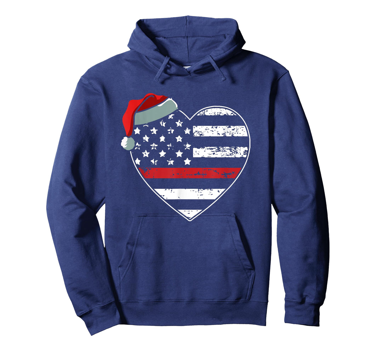 American Flag Firefighter Christmas Pajama X-mas Fireman T-Shirt