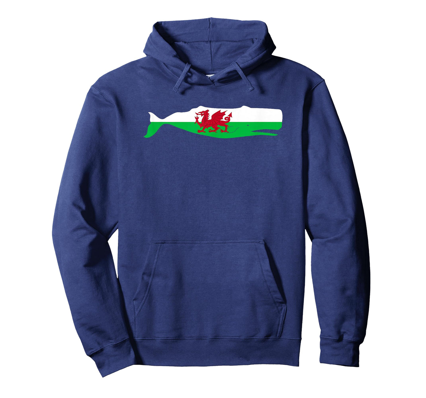 Funny Whale Wales Flag Pun for Welsh American Whales Lover T-Shirt