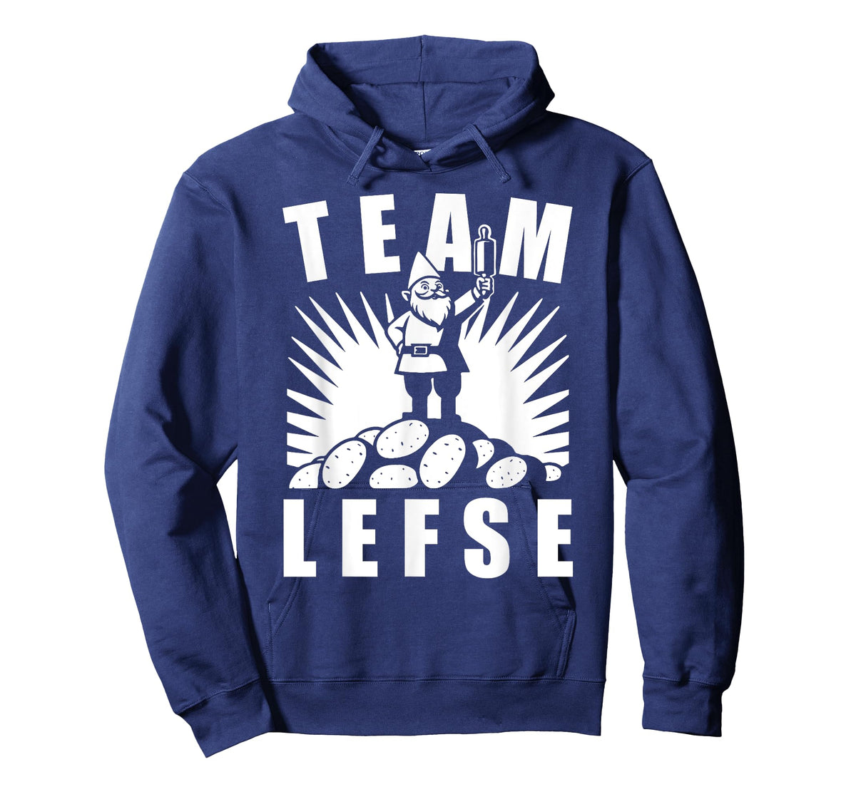 Team Lefse Scandinavian Gnome Christmas Lefse Making T-Shirt