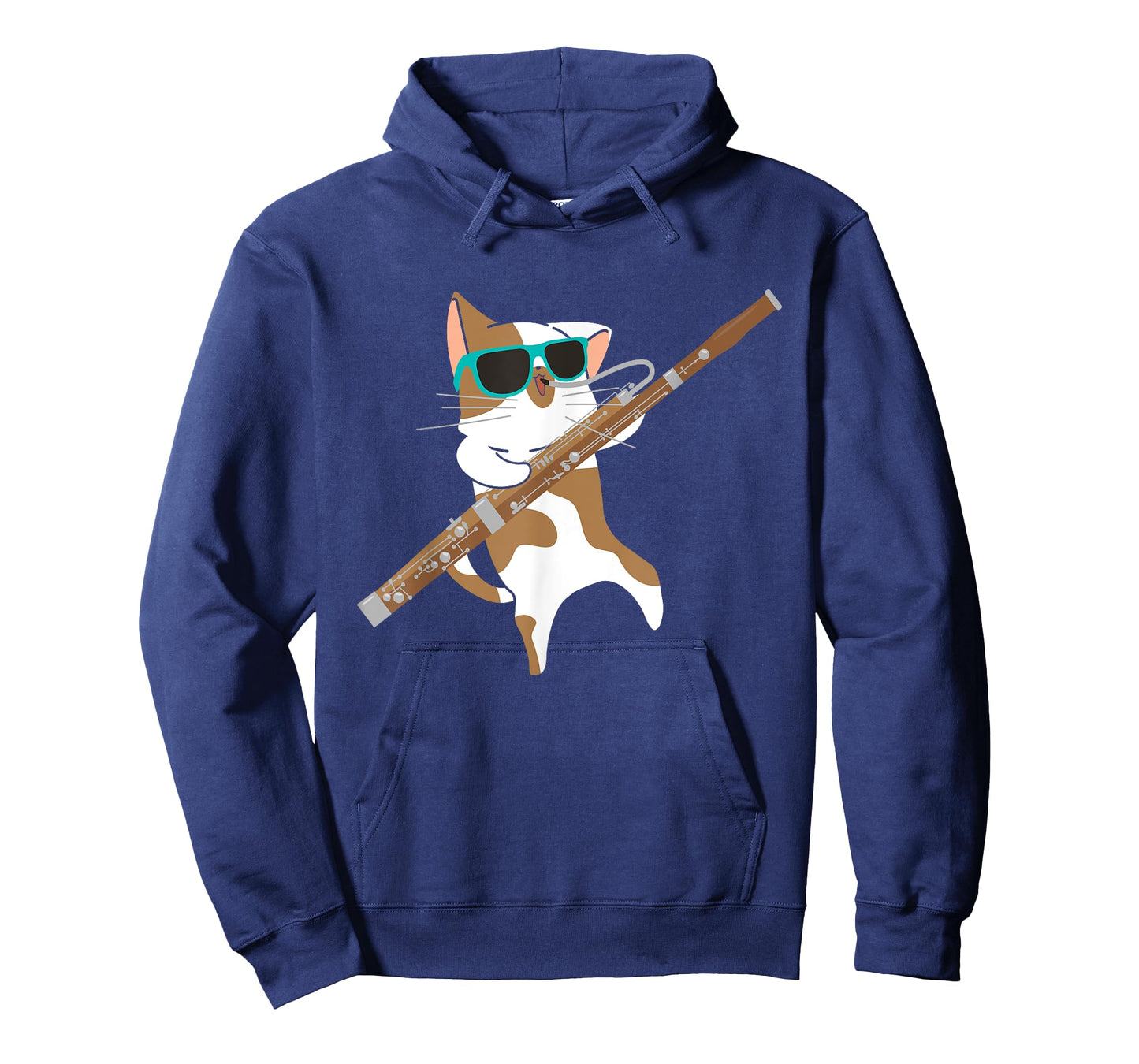 Cat Playing Bassoon Player Bassoonist Musician T-Shirt