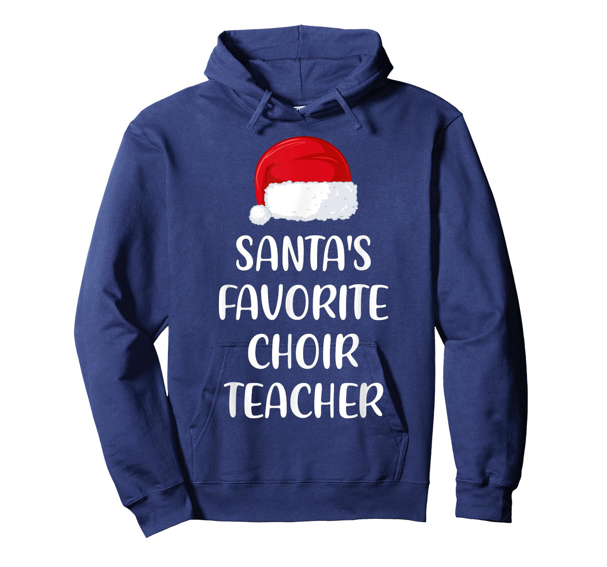 Santas Favorite Choir Teacher Christmas Funny T-Shirt