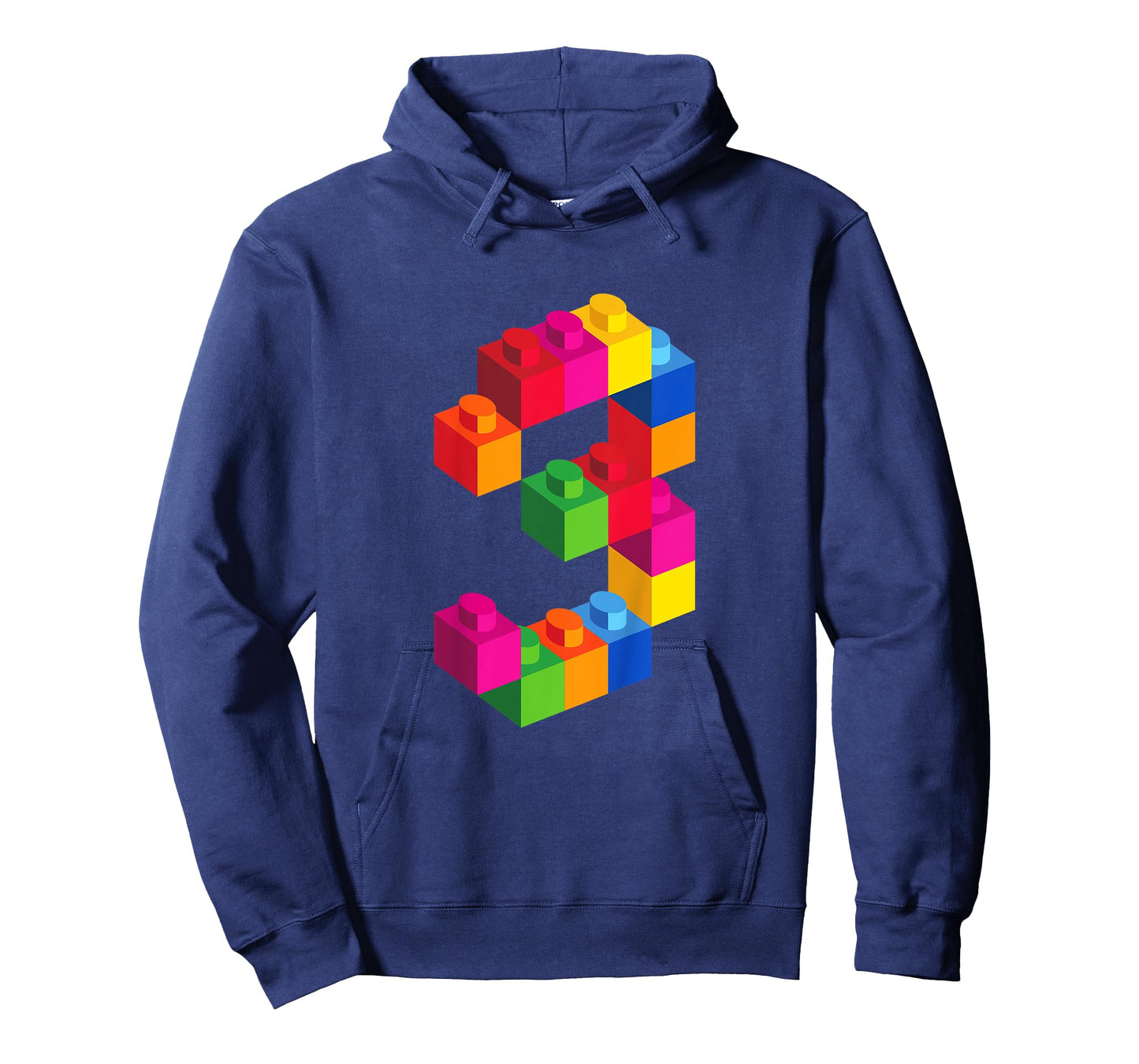 3 Year Old Building Blocks Birthday T Shirt Bricks 3rd Gift T-Shirt