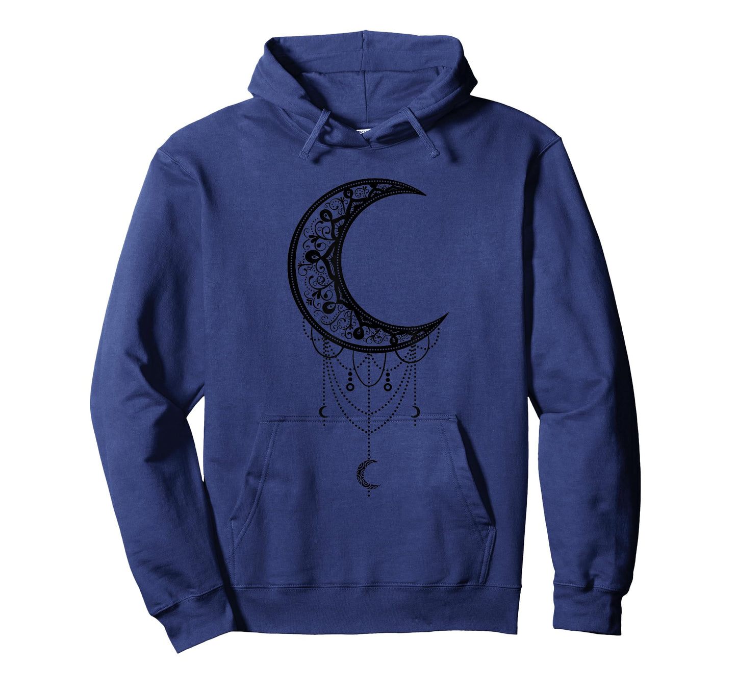 Crescent Moon Art Aesthetic Lunar Artsy Goth Witchy Women T-Shirt