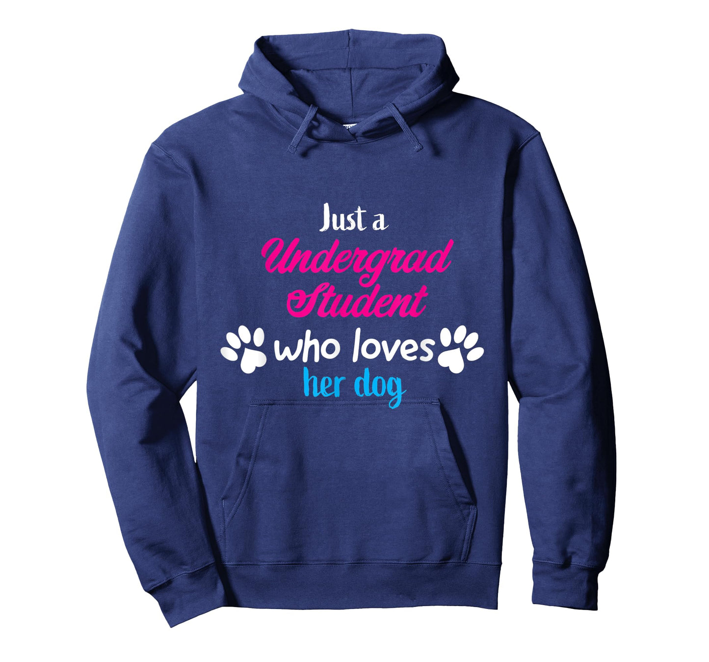 Just Who Undergrad Student Loves Her Dog Men Women T-Shirt