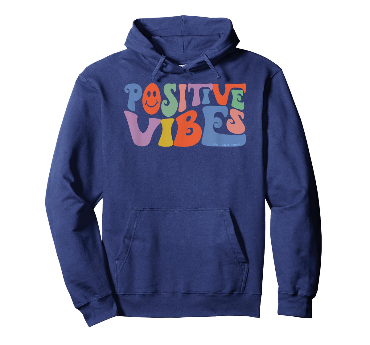 Fun Retro Hippie Inspirational Happy Positive Vibes T-Shirt