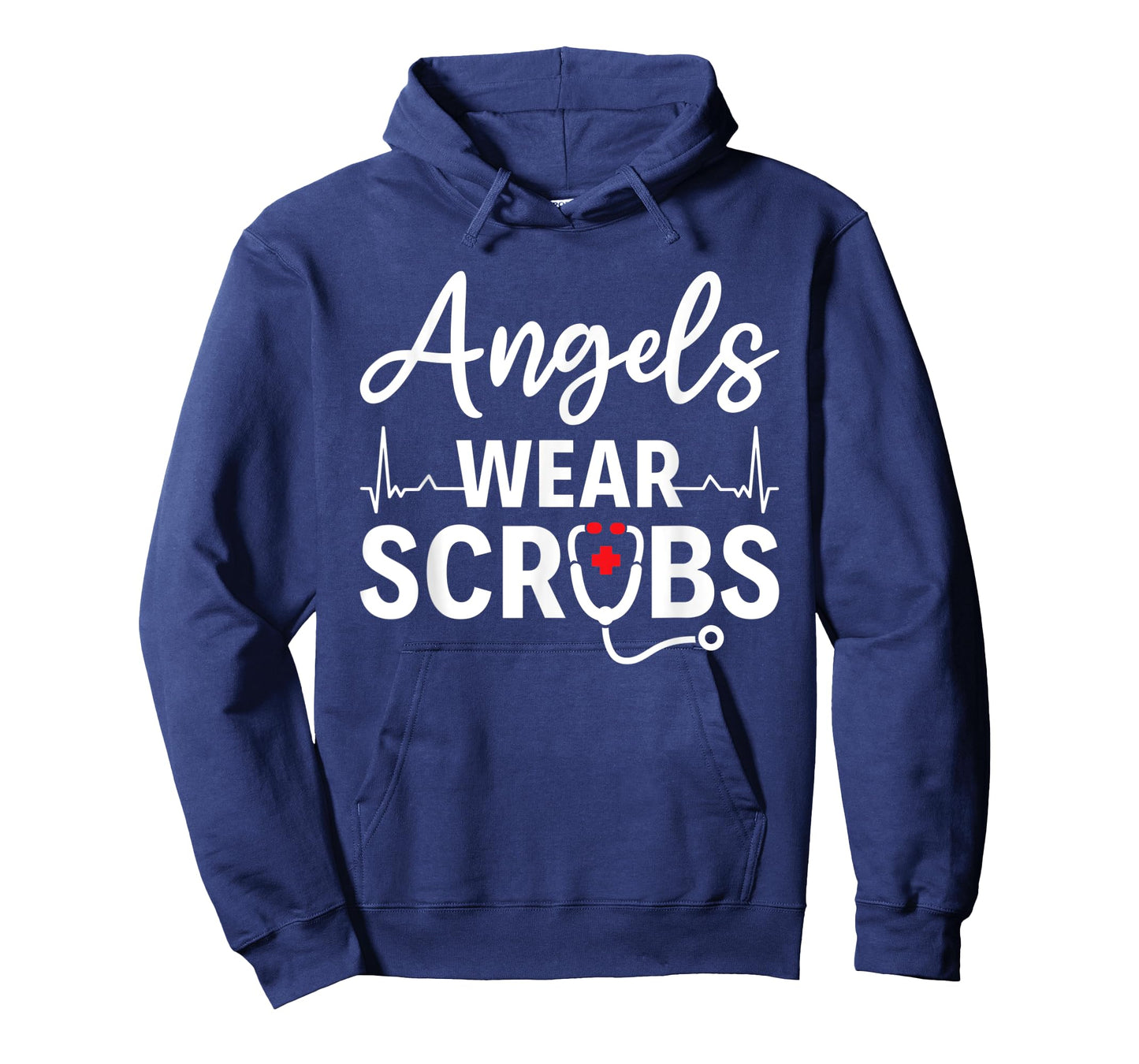 Angels Wear Scrubs Homecare Nurse T-Shirt