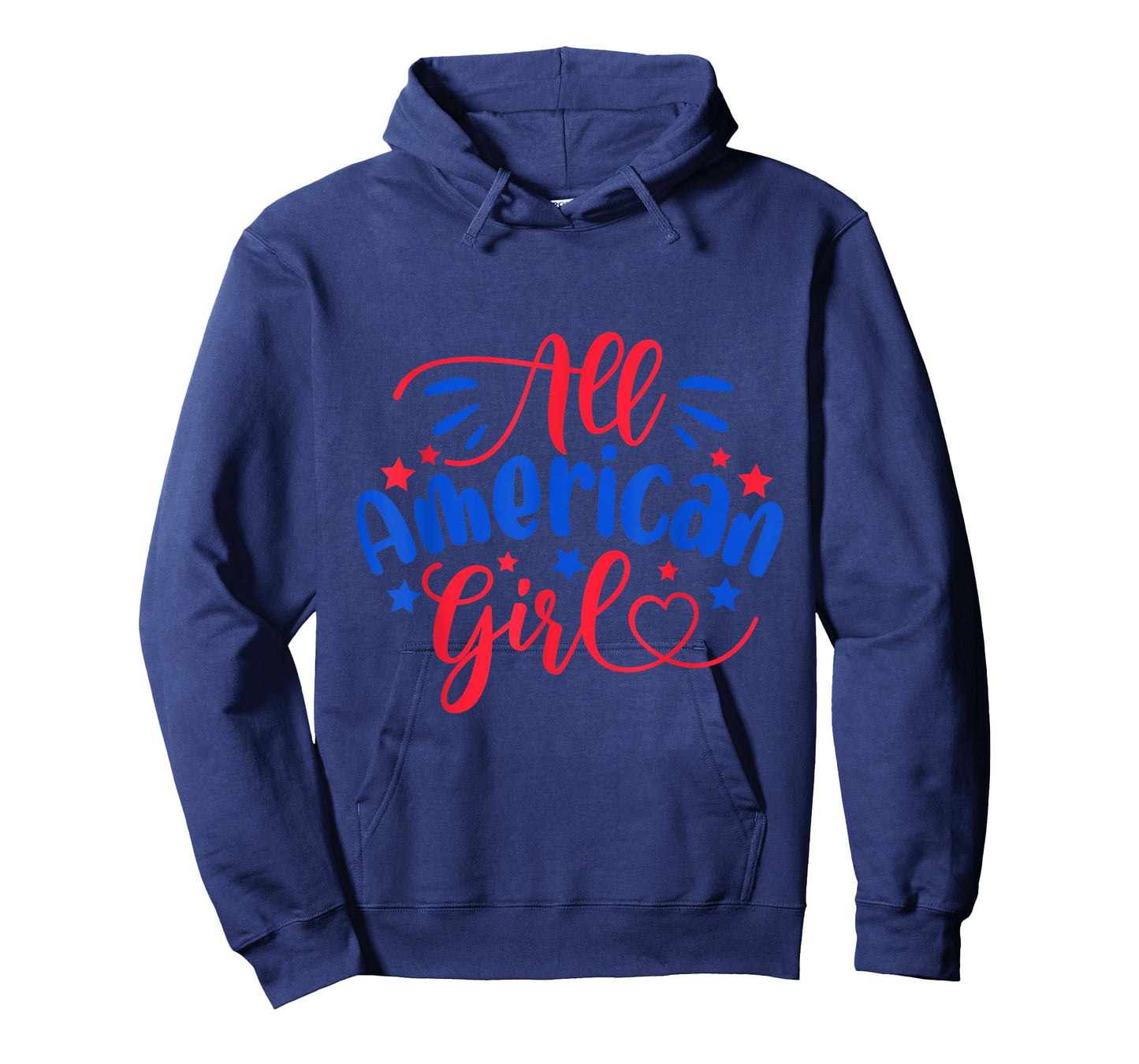 All American Girl Independence Day 4th July USA Flag America T-Shirt