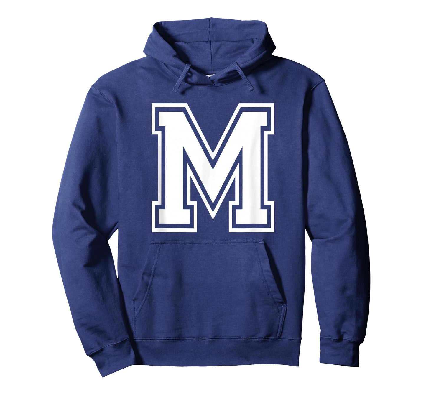 Letter M Name Initial Varsity Alphabet Monogram T-Shirt