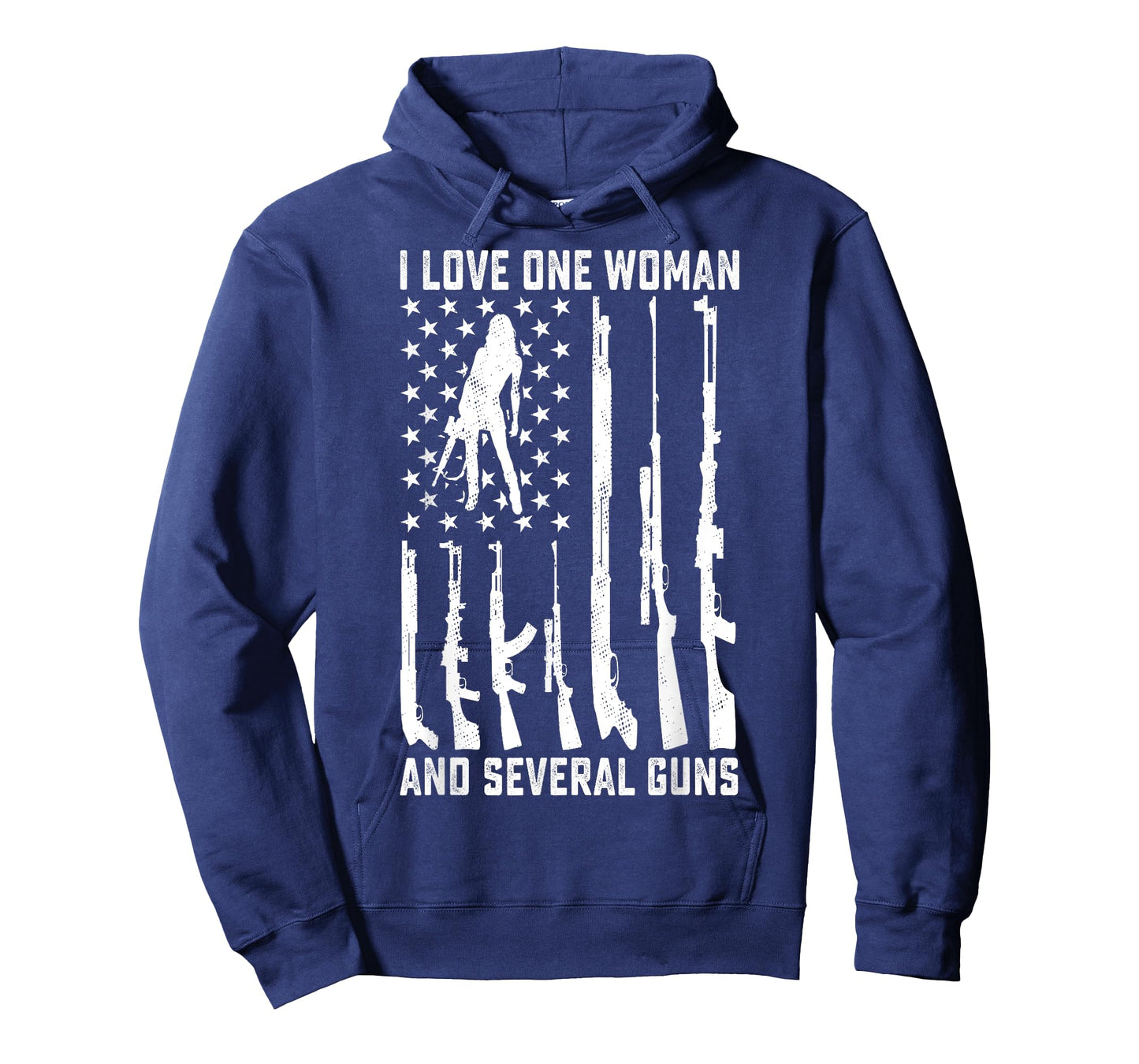I Love One Woman And Several Guns Funny Gun Owner Gift T-Shirt