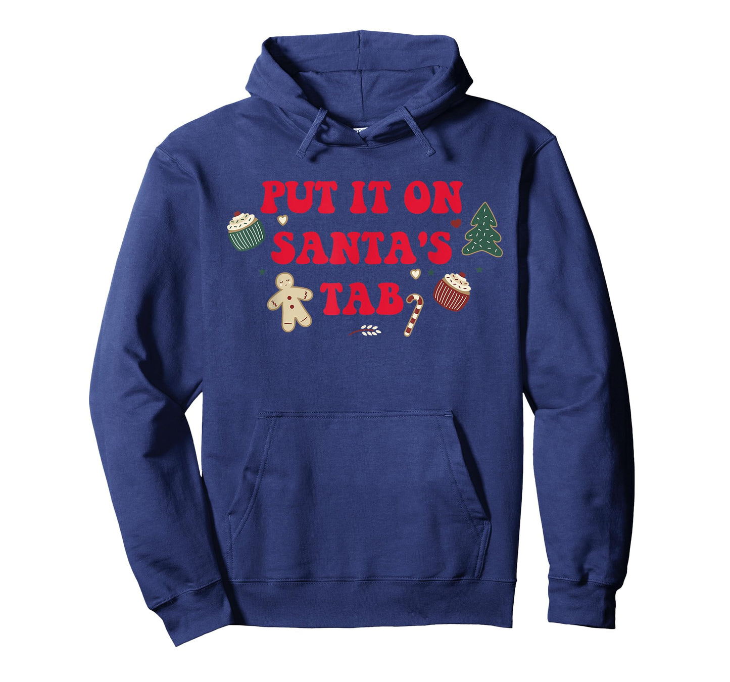 Put It On Santa's Tab Santa Christmas Xmas Design T-Shirt
