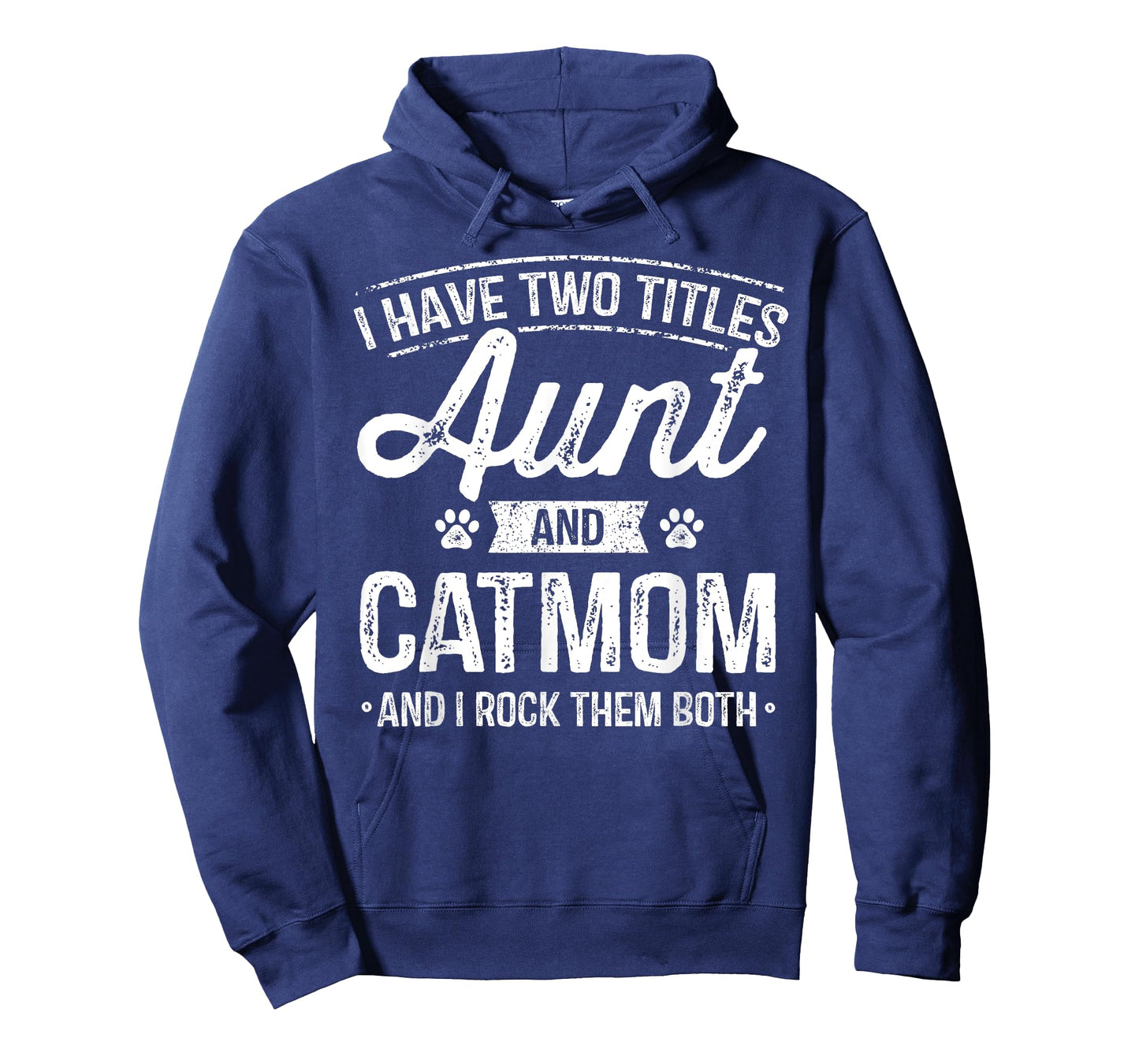 I Have Two Titles Aunt And Cat Mom Shirt Auntie Cat Lover T-Shirt
