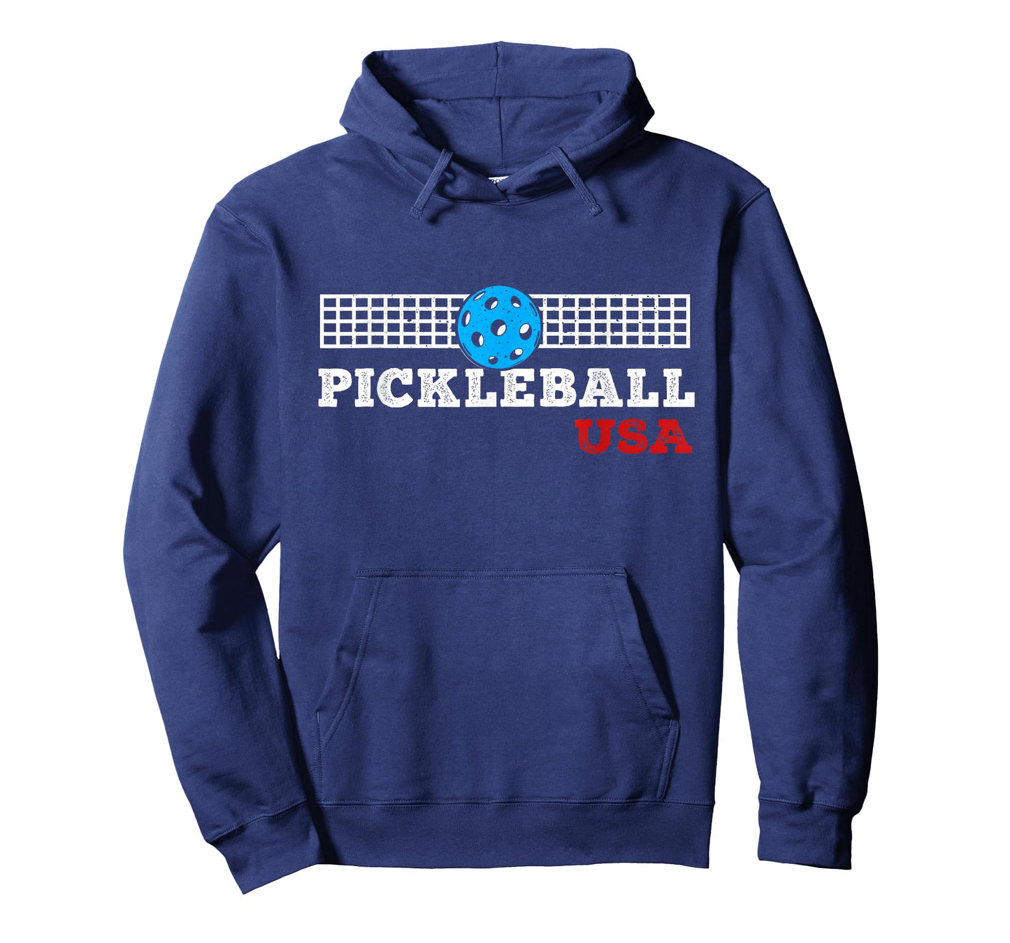 Pickleball Support the Team Pickleball Player USA Flag T-Shirt