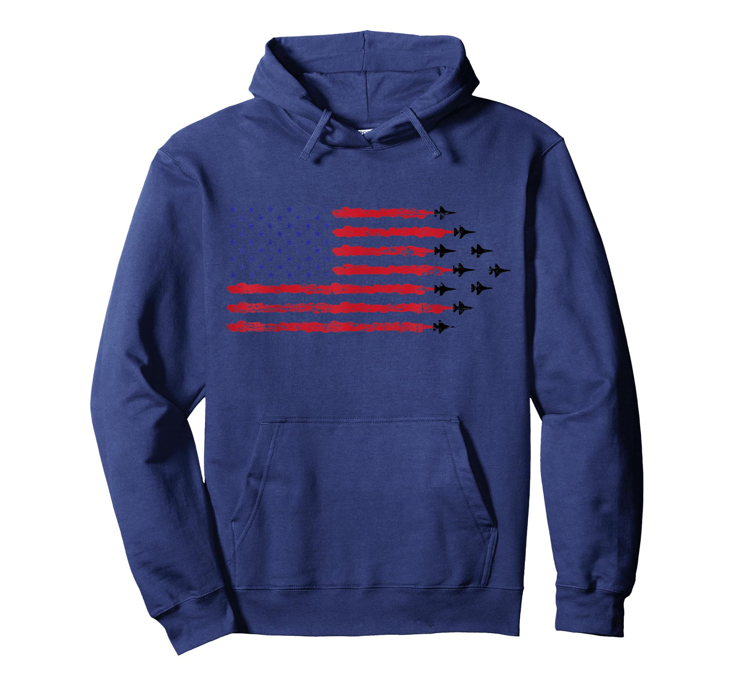 Patriotic vintage American flag F-16 formation t-shirt T-Shirt