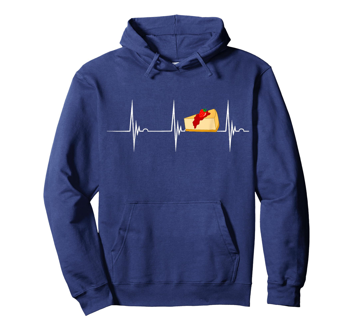 Cheesecake Heartbeat ECG Pulse Cheese Cake Cake T-Shirt