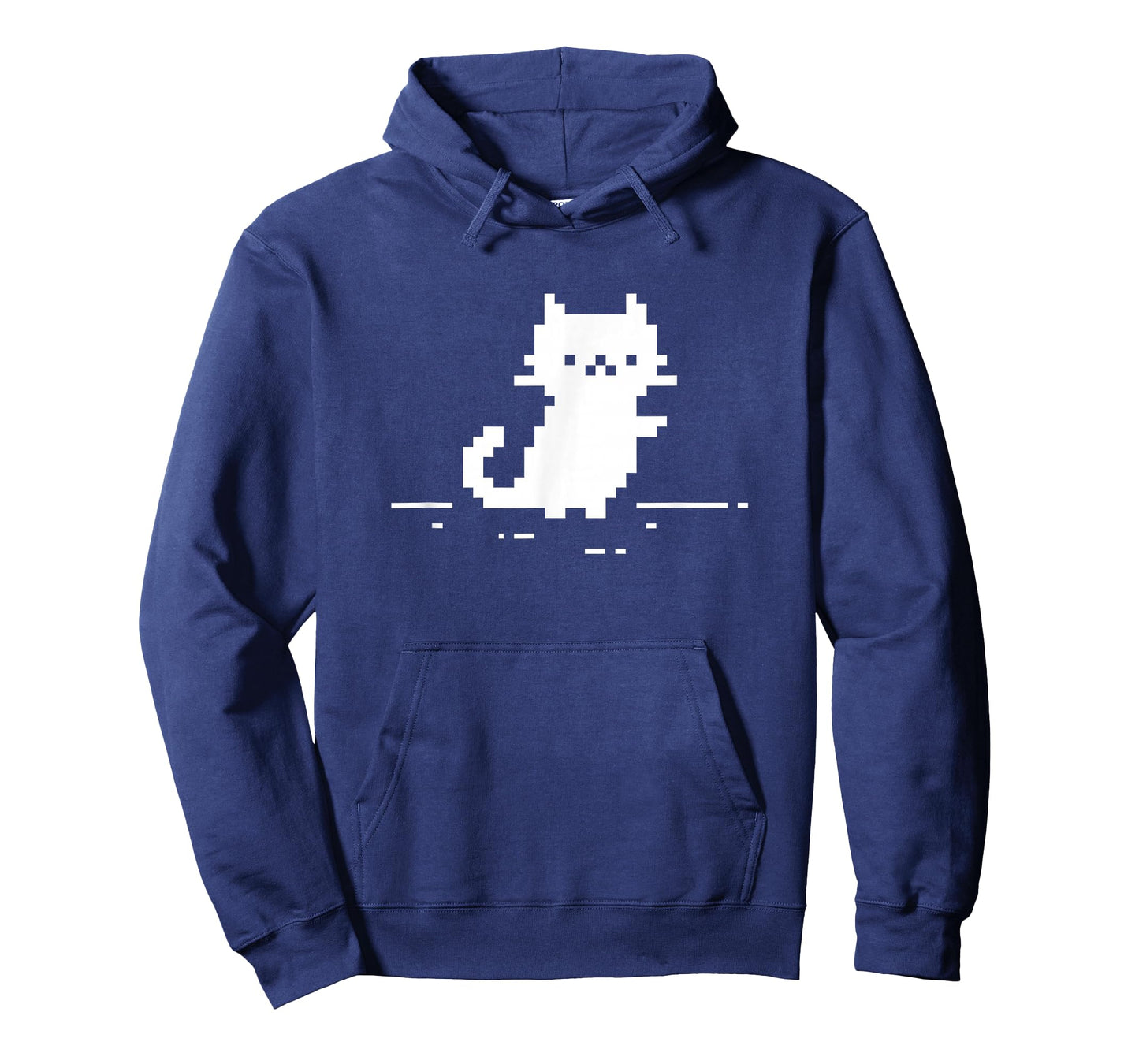 Cute Cat Minimal Pixel Art Nostalgic Retro 8-bit Gamer T-Shirt