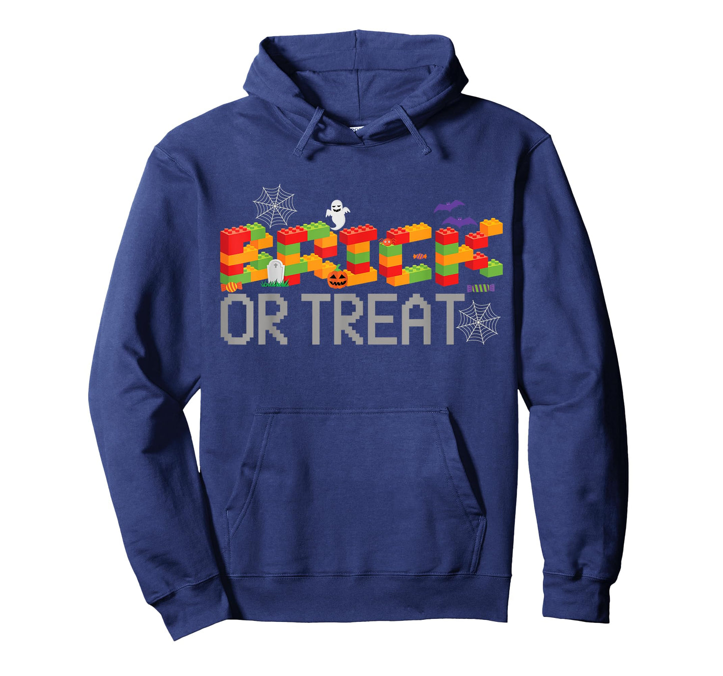 Brick Or Treat Halloween Brick Master Builder Block Building T-Shirt