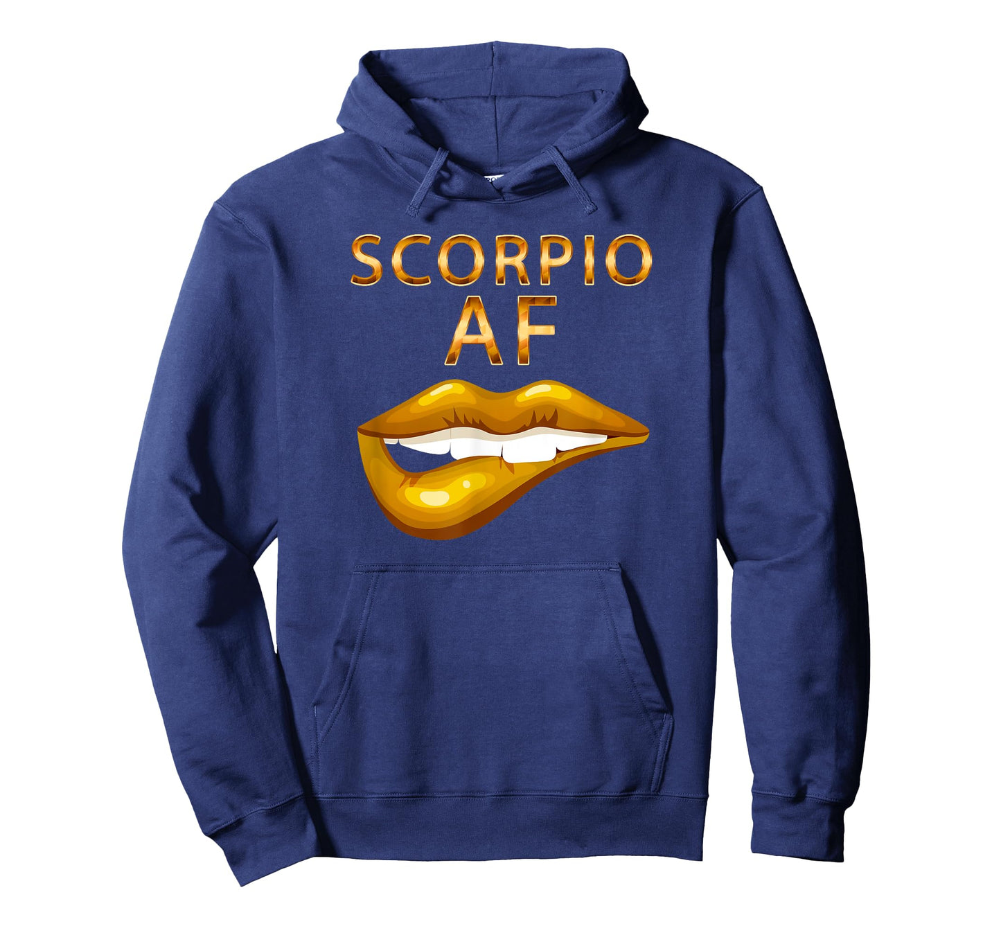 Scorpio Af Gold Sexy Lip Birthday T-Shirt