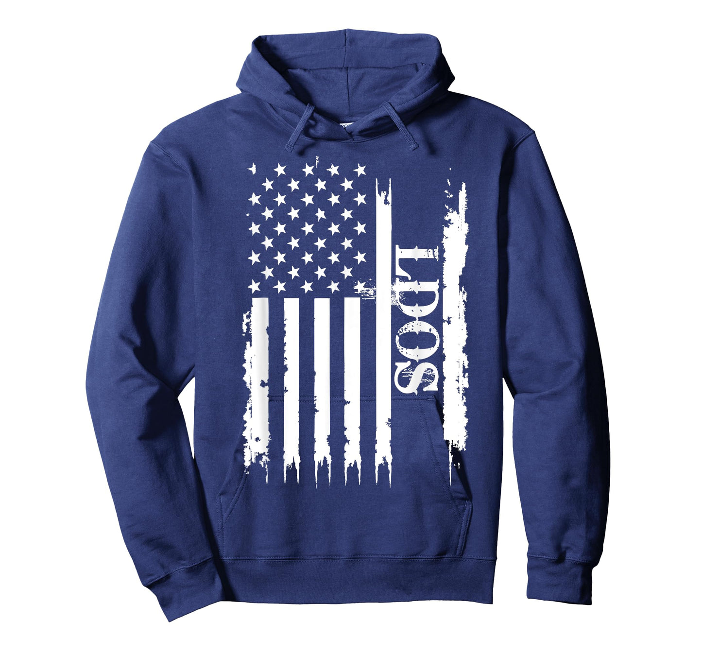 LDOS United States Distressed w US Flag T-Shirt