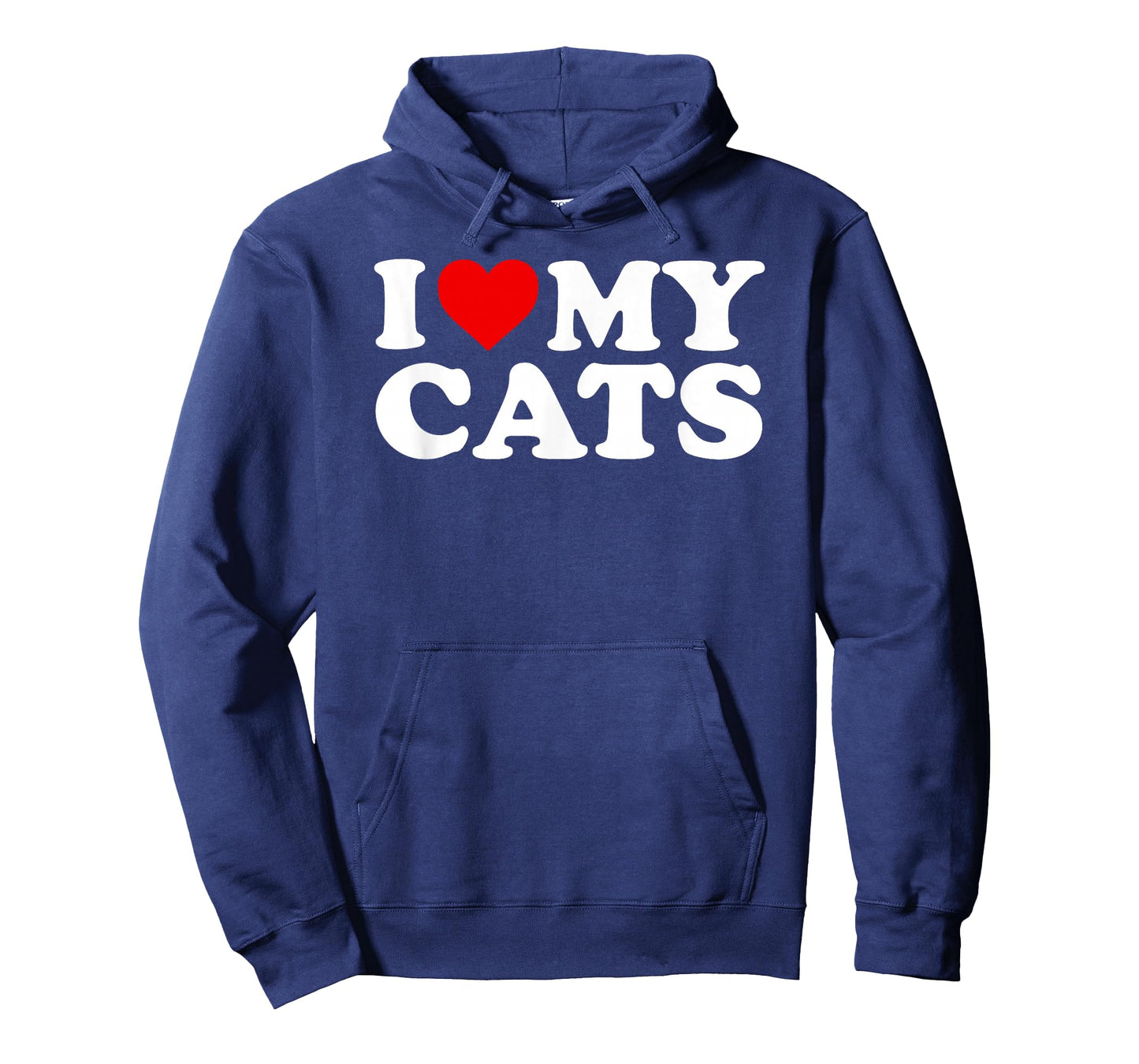 I Love My Cats Design with Heart T-Shirt