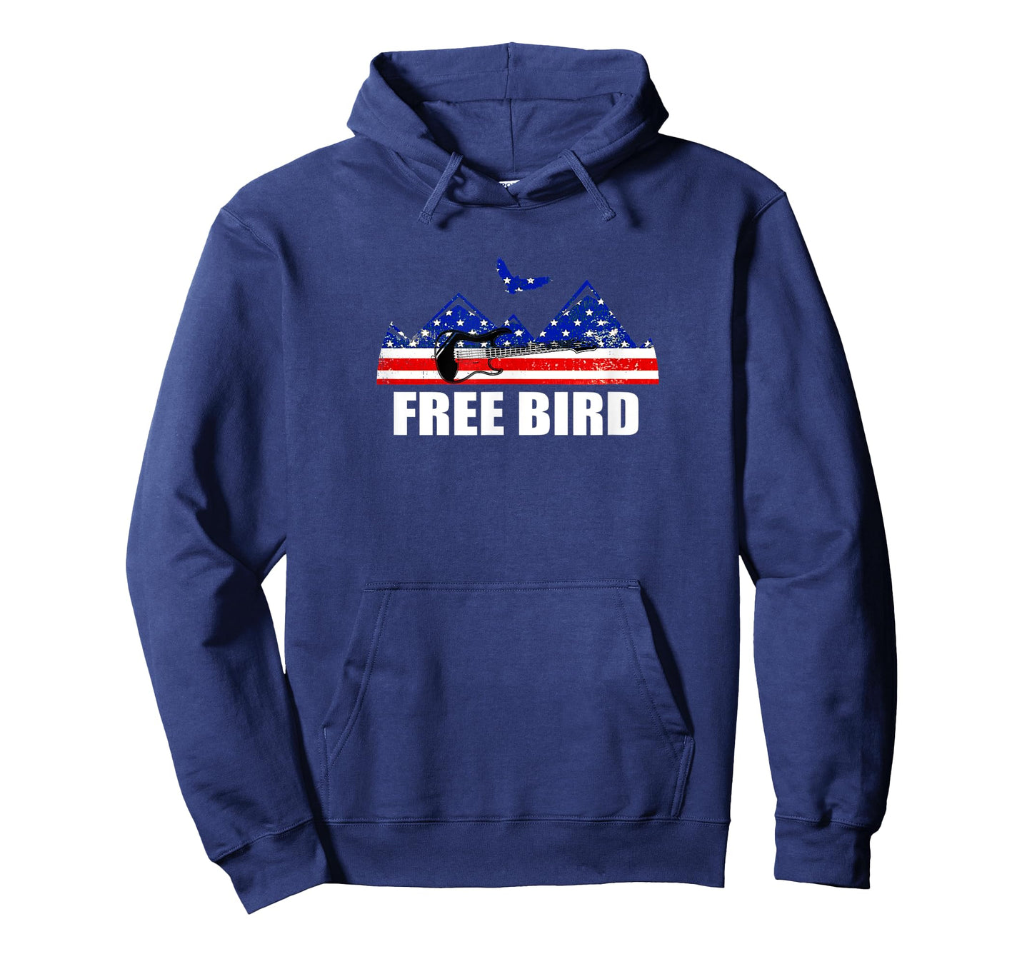 FREE BIRD USA FLAG w/ GUITAR T-Shirt