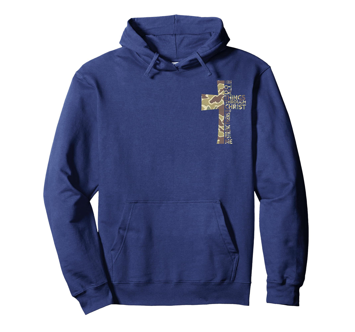 Camo I Can Do All Things Through Christ Who Strengthens Me T-Shirt