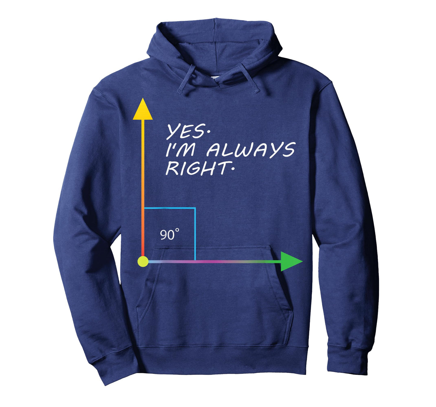 Funny Yes I'm Always Right Teacher Math Gift Design T-Shirt