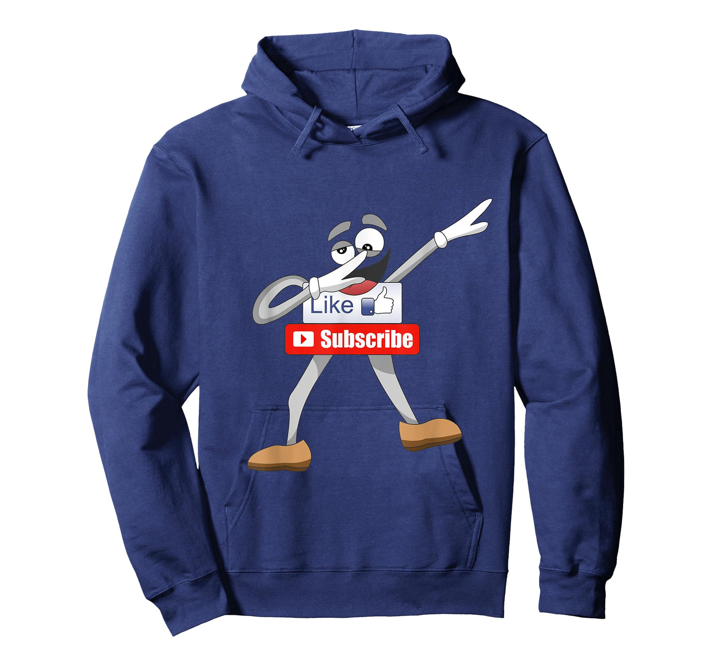 Funny Video Blogger Vlogger Dabbing Like Subscribe Button T-Shirt