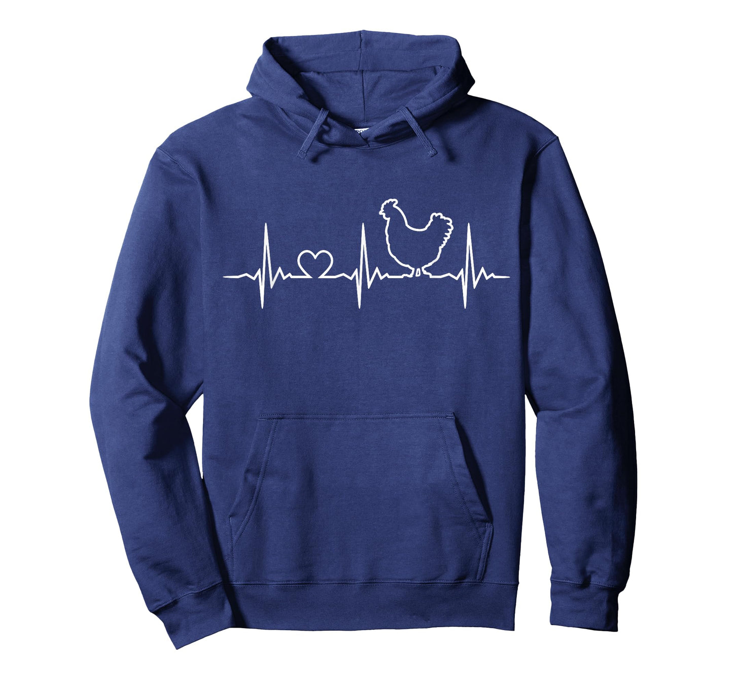Chicken Farming Heartbeat Funny Chicken Farmer T-Shirt