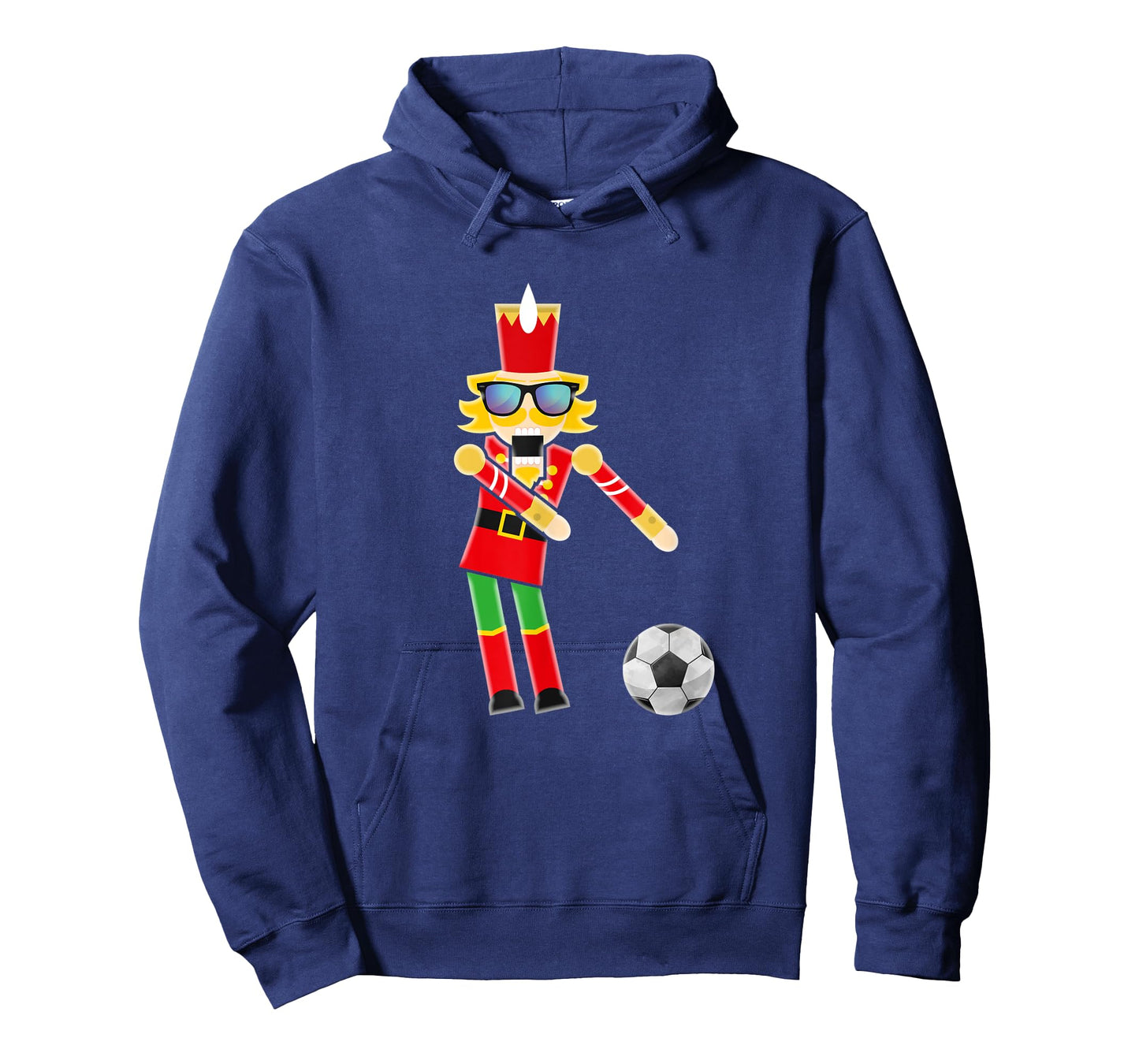 Christmas Soccer Flossing Nutcracker Gifts T-Shirt