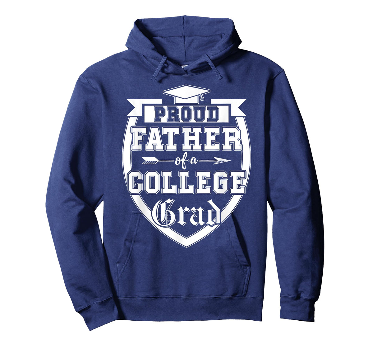 Proud Father Of A College Grad Shirt Graduate for Dad Family T-Shirt
